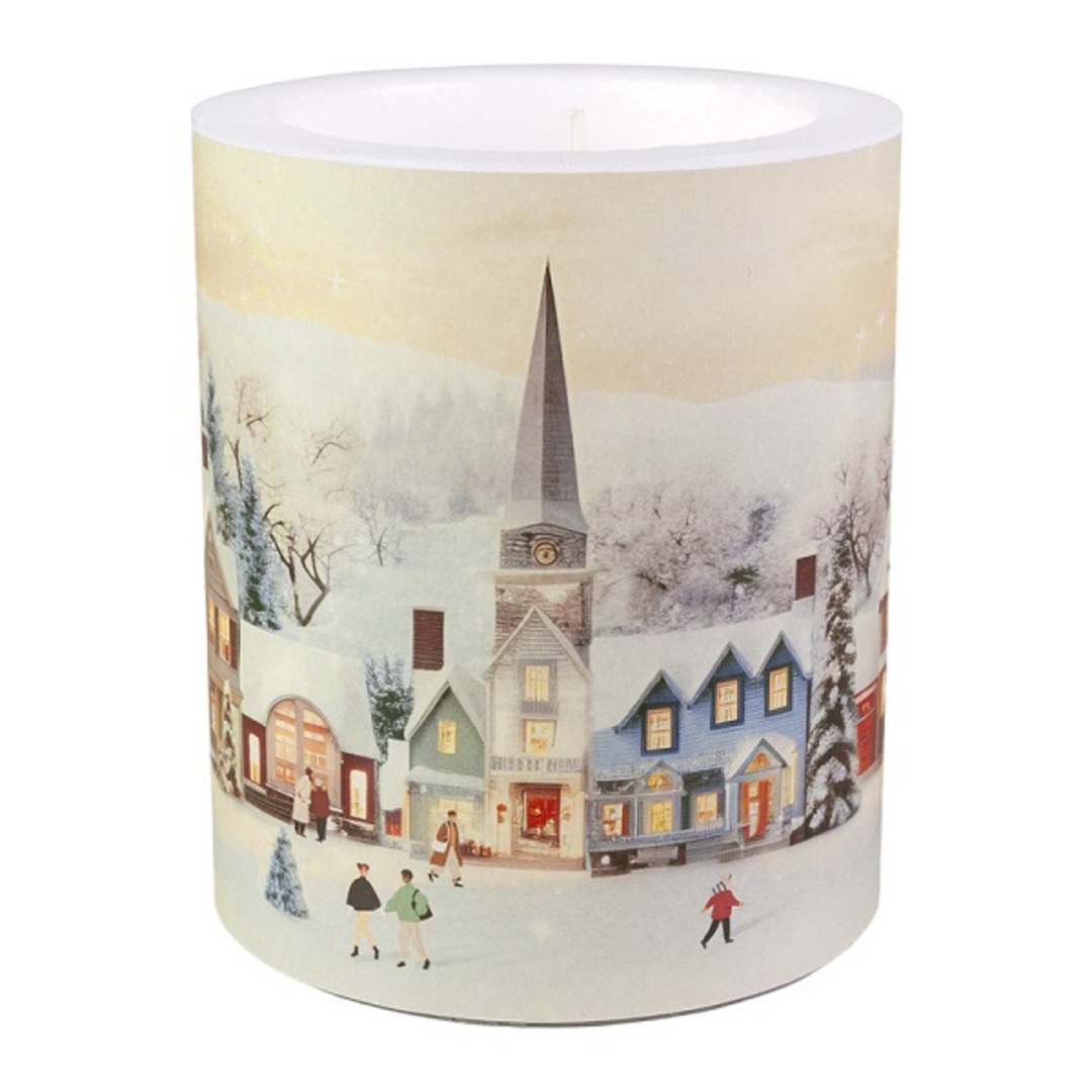 Christmas Winter Wonderland Candle 12cm *ETA Nov image 0